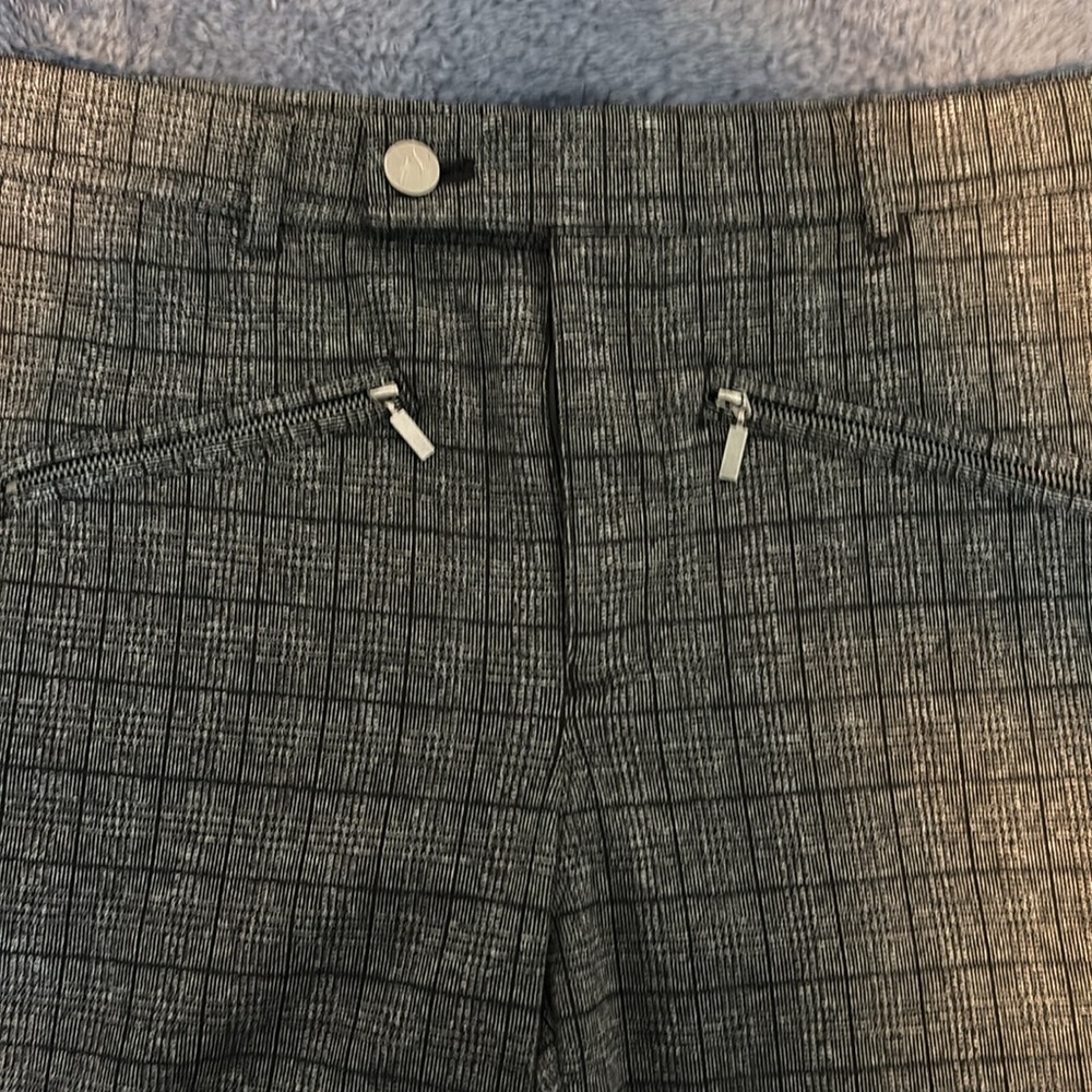 Simply Vera Vera Wang Black and Gray Knit Pants
